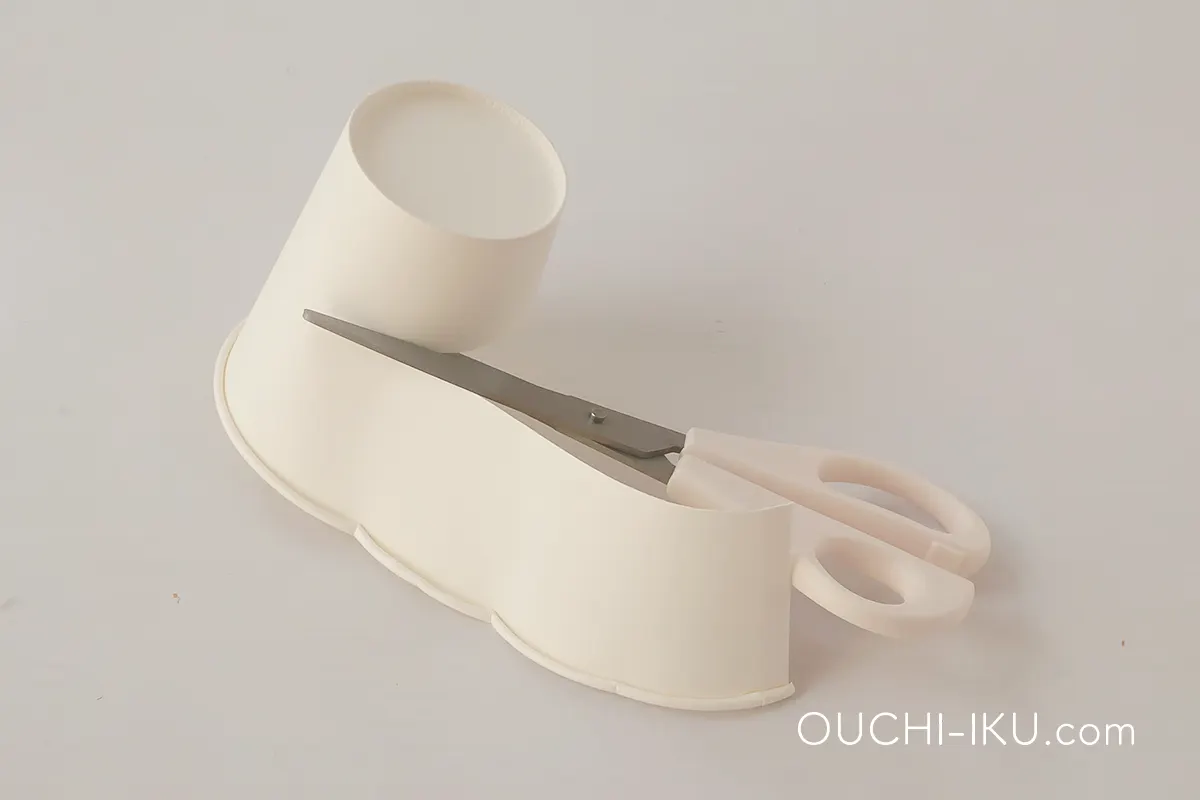 折り紙アイスのカップの作り方