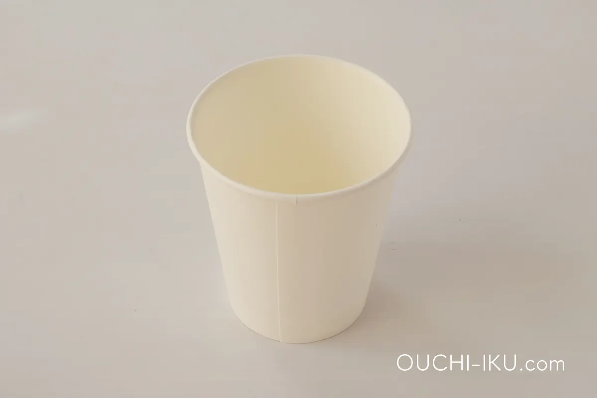 折り紙アイスのカップの作り方