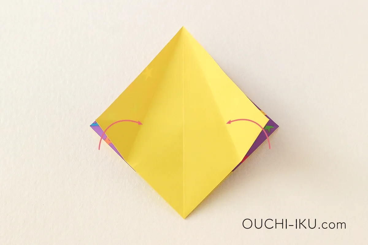 折り紙のカゴの作り方19