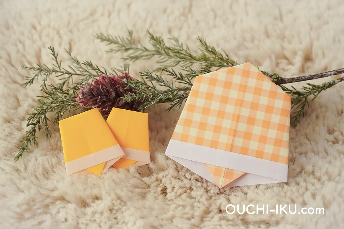 折り紙の簡単クリスマスベルの材料