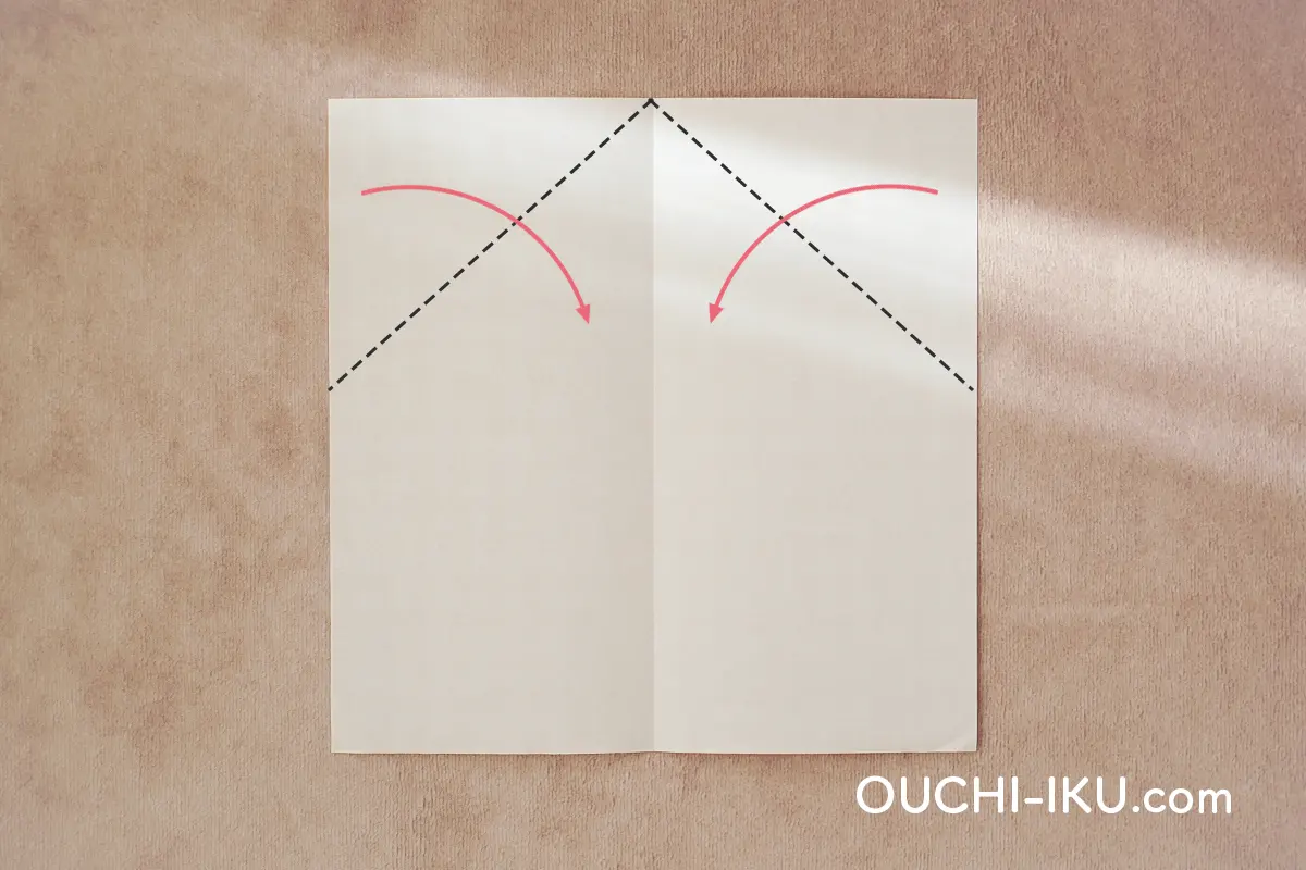 折り紙の簡単クリスマスベルの作り方3