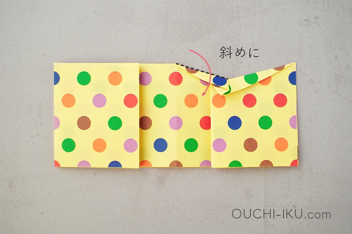 折り紙で作る簡単なアメの作り方9