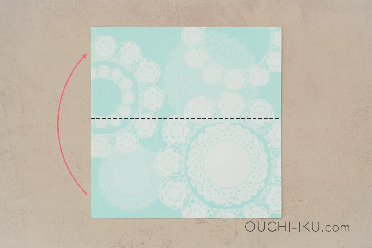 折り紙で作るダイヤモンドの作り方1