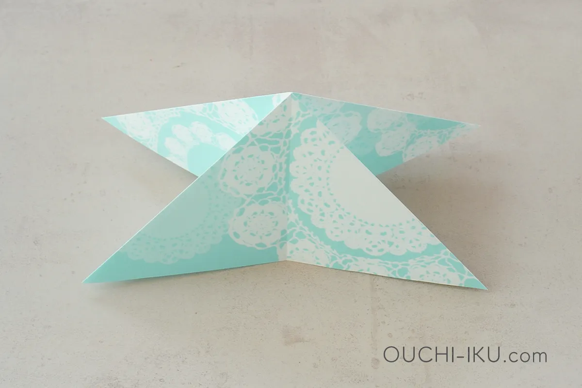 折り紙で作るダイヤモンドの作り方11