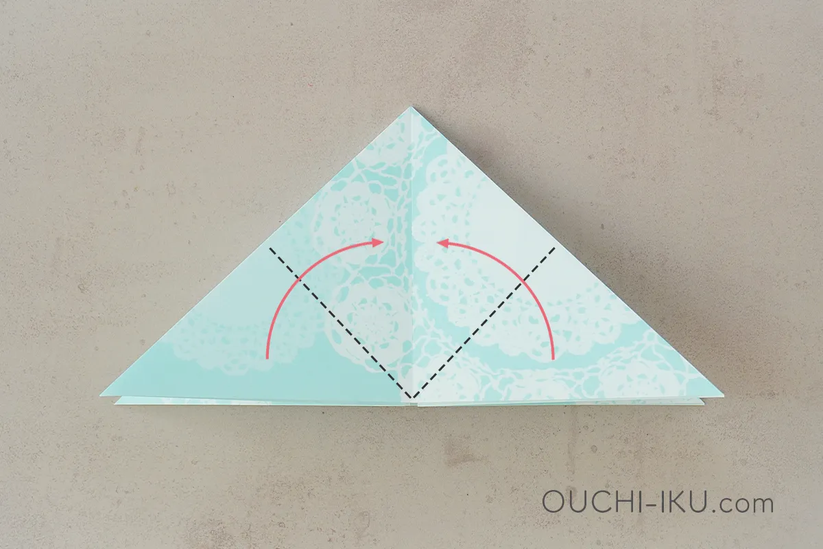 折り紙で作るダイヤモンドの作り方11