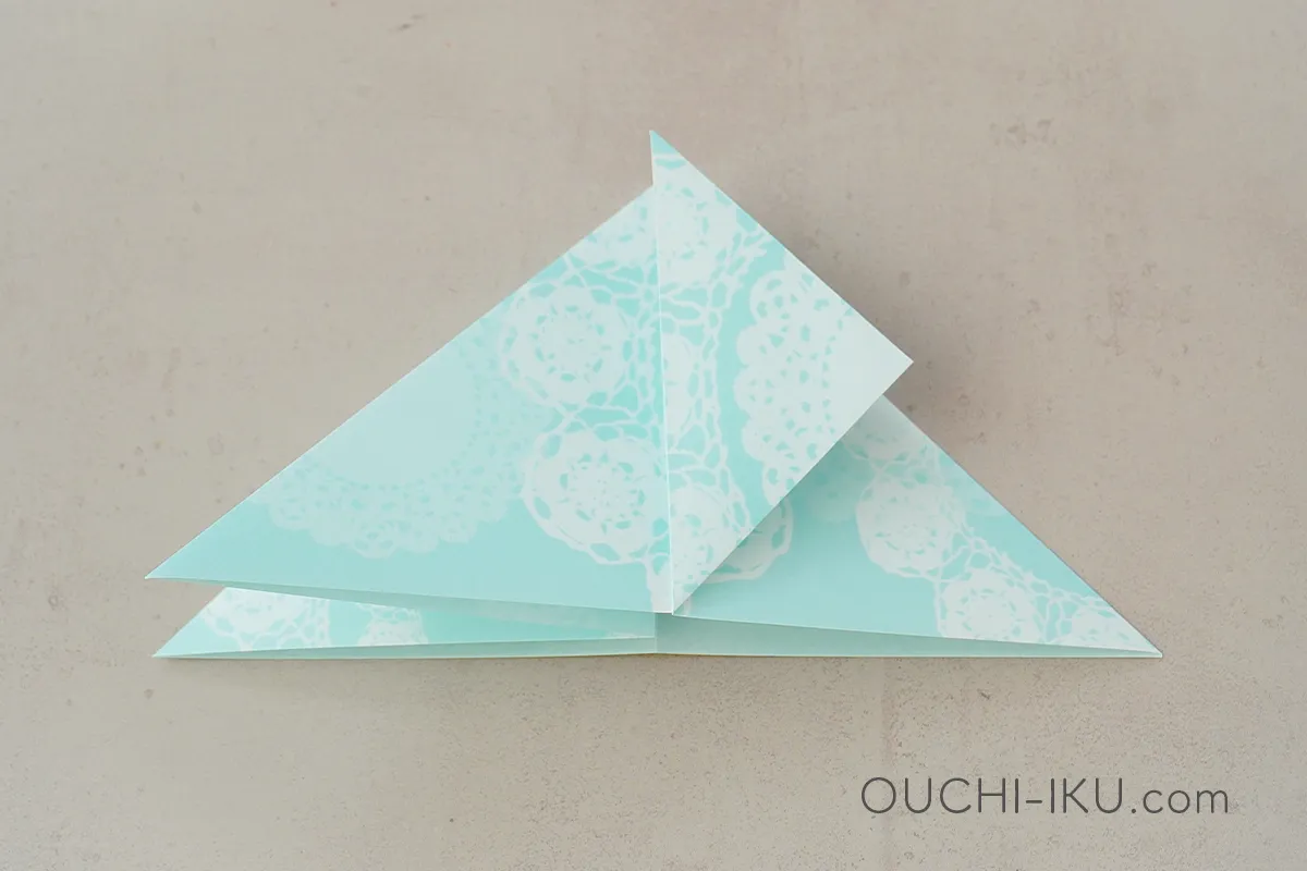折り紙で作るダイヤモンドの作り方11