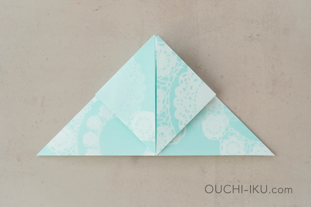 折り紙で作るダイヤモンドの作り方11