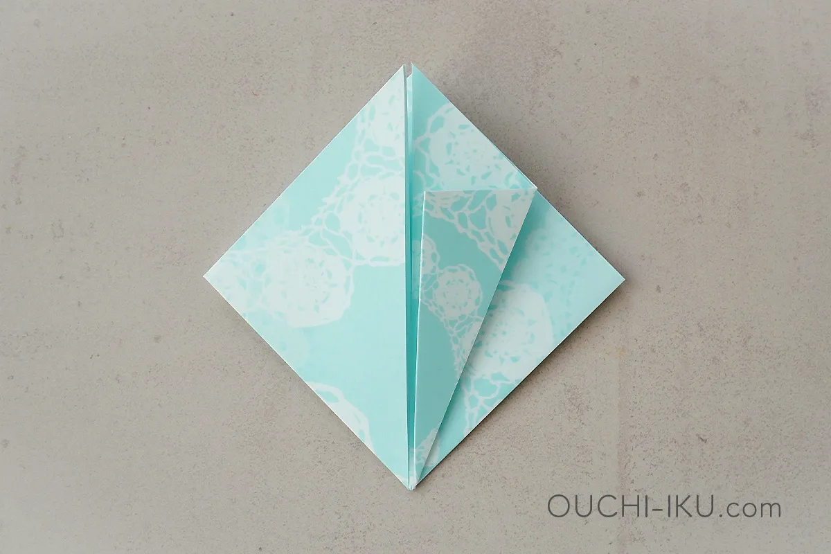 折り紙で作るダイヤモンドの作り方12