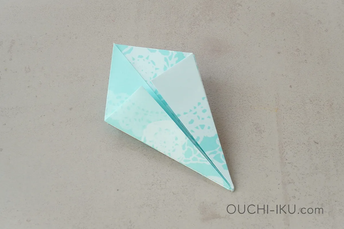 折り紙で作るダイヤモンドの作り方12