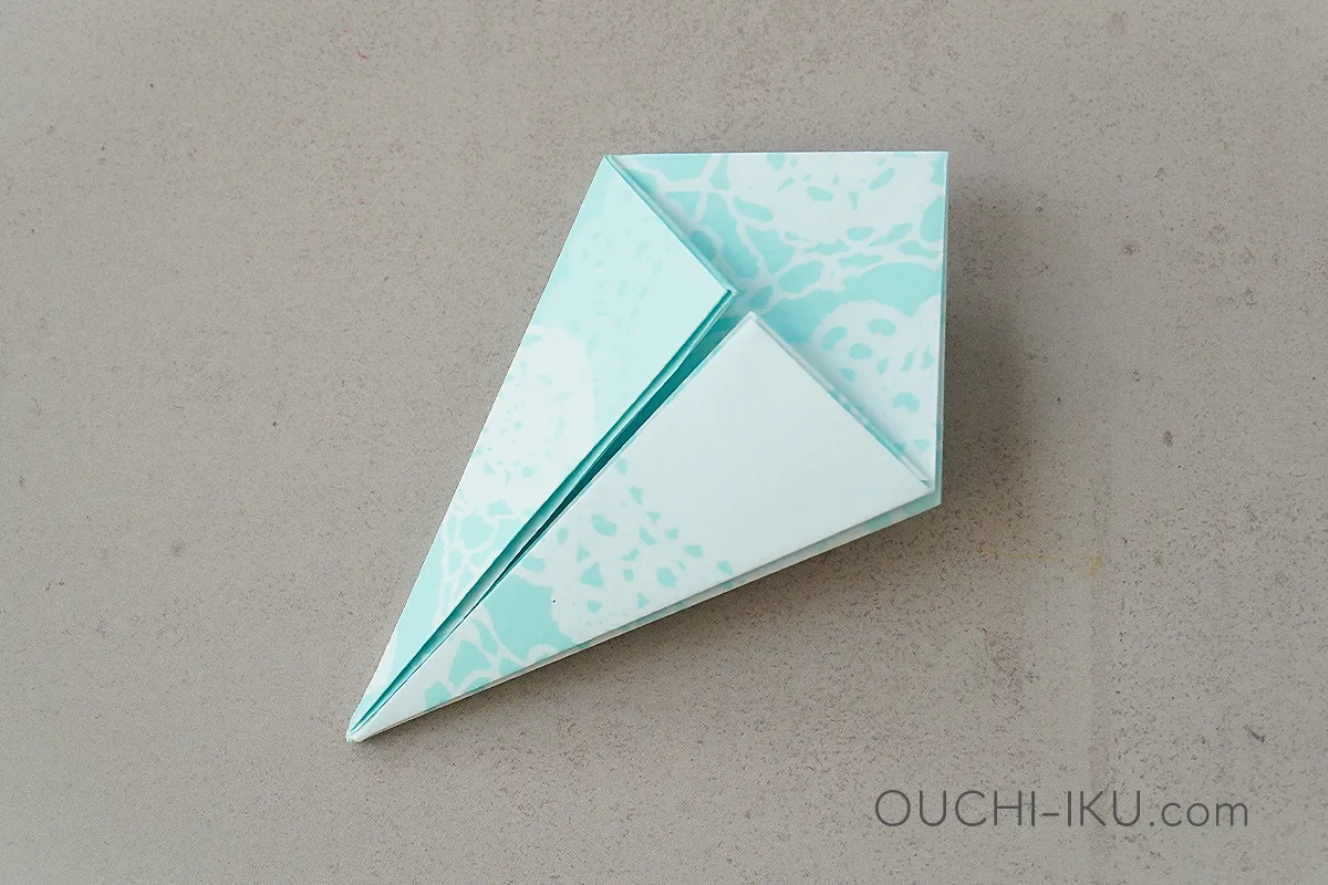折り紙で作るダイヤモンドの作り方13