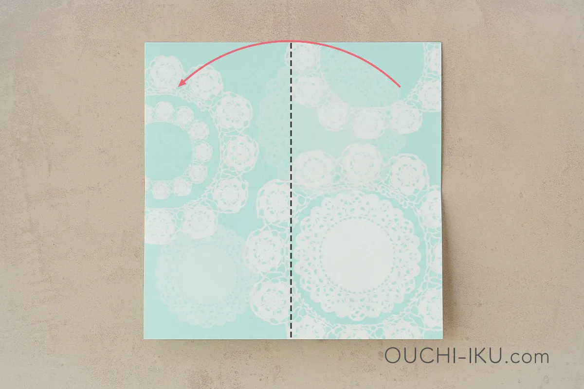 折り紙で作るダイヤモンドの作り方3