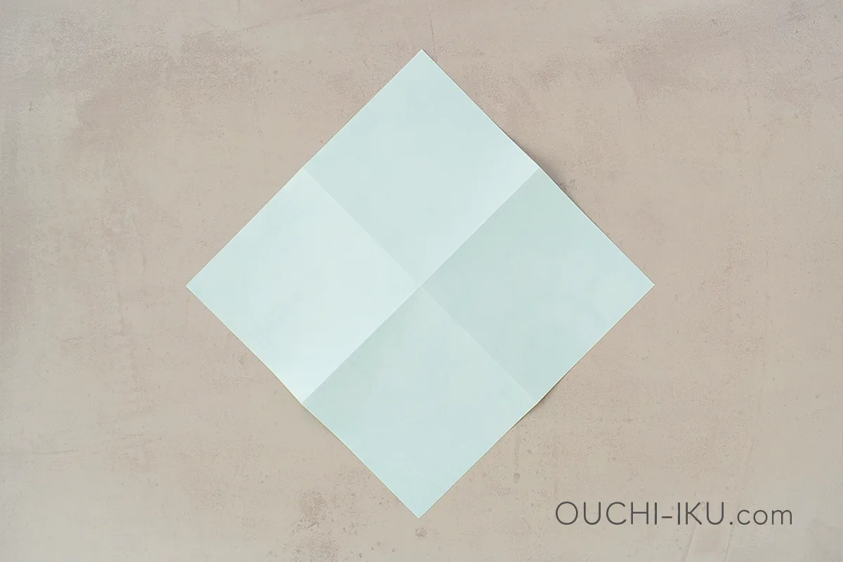 折り紙で作るダイヤモンドの作り方5