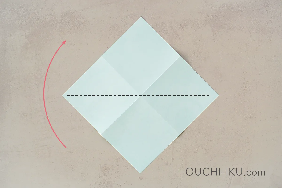 折り紙で作るダイヤモンドの作り方6