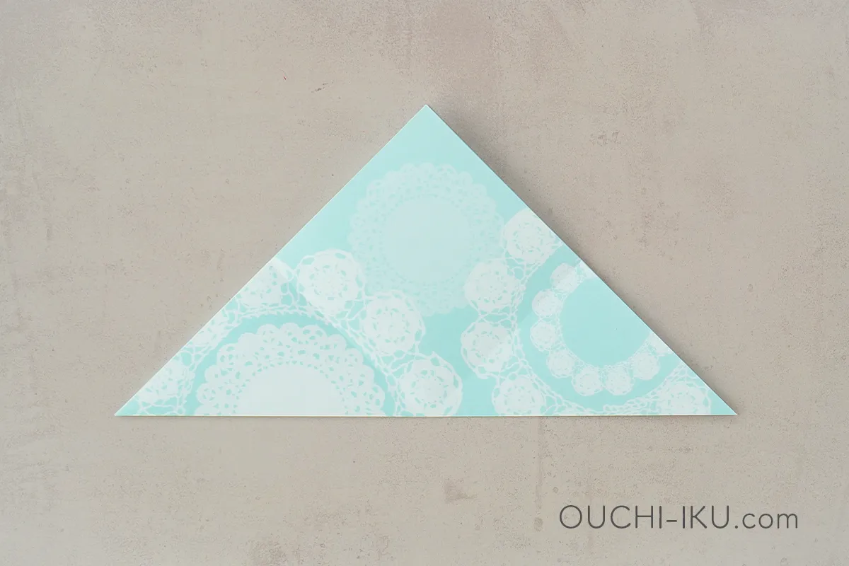 折り紙で作るダイヤモンドの作り方7