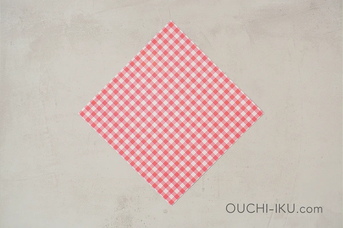 簡単な折り紙ハートの折り方