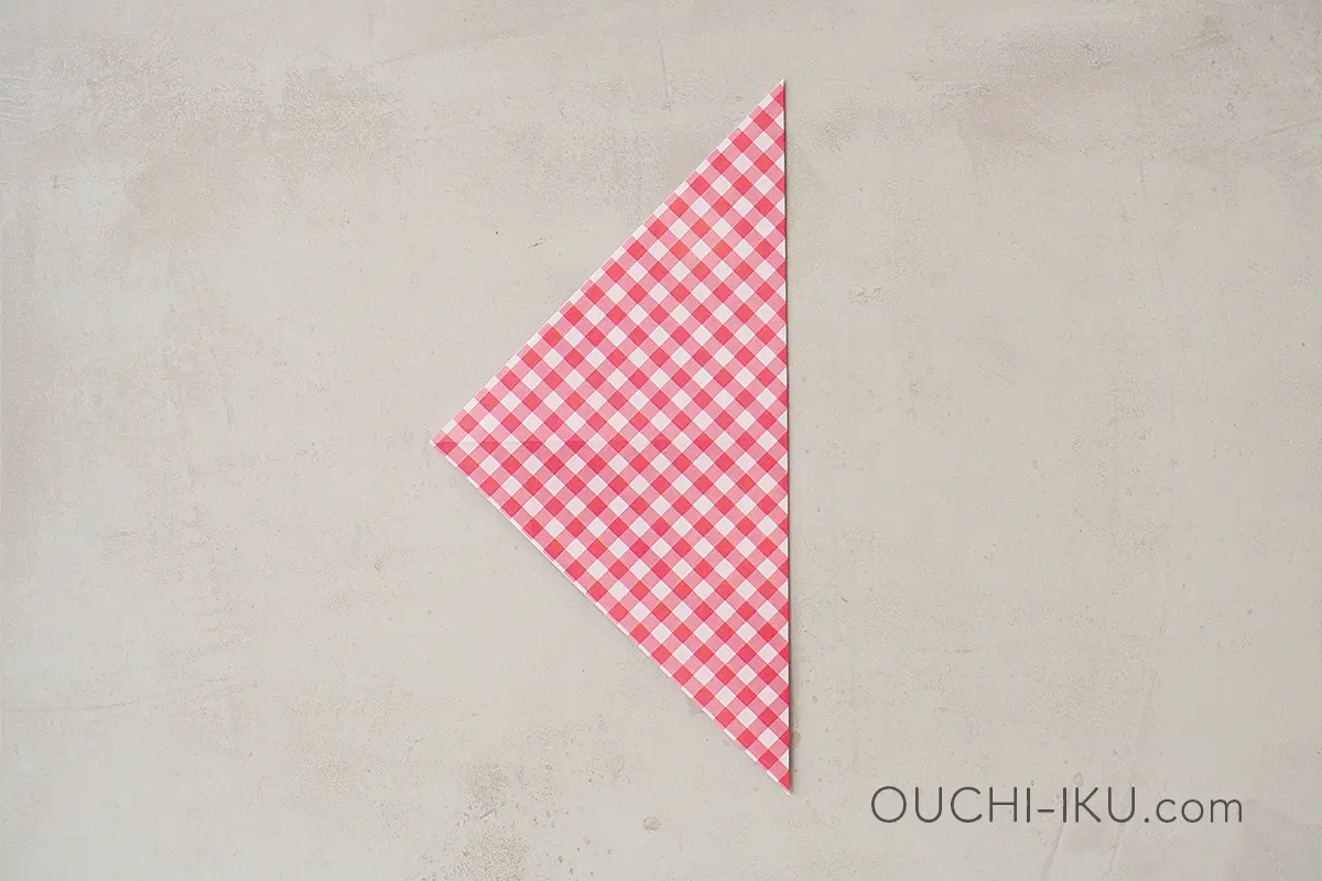 簡単な折り紙ハートの折り方4
