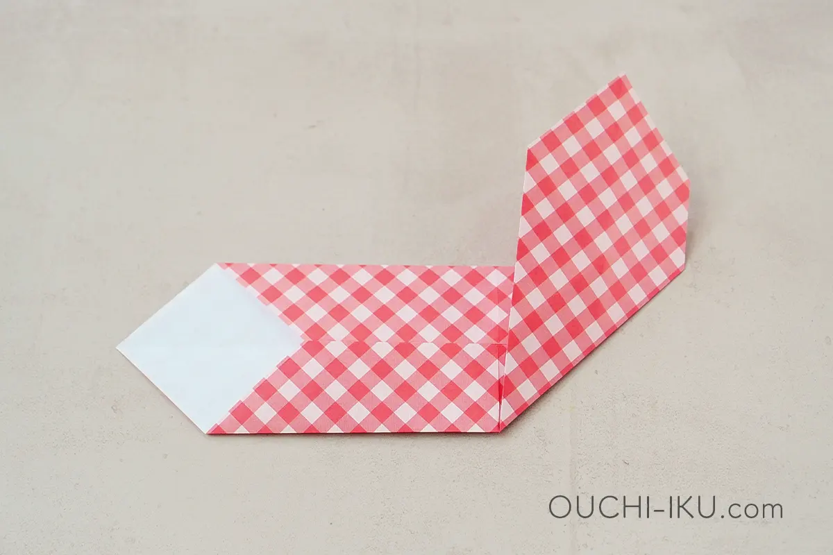 簡単な折り紙ハートの折り方7