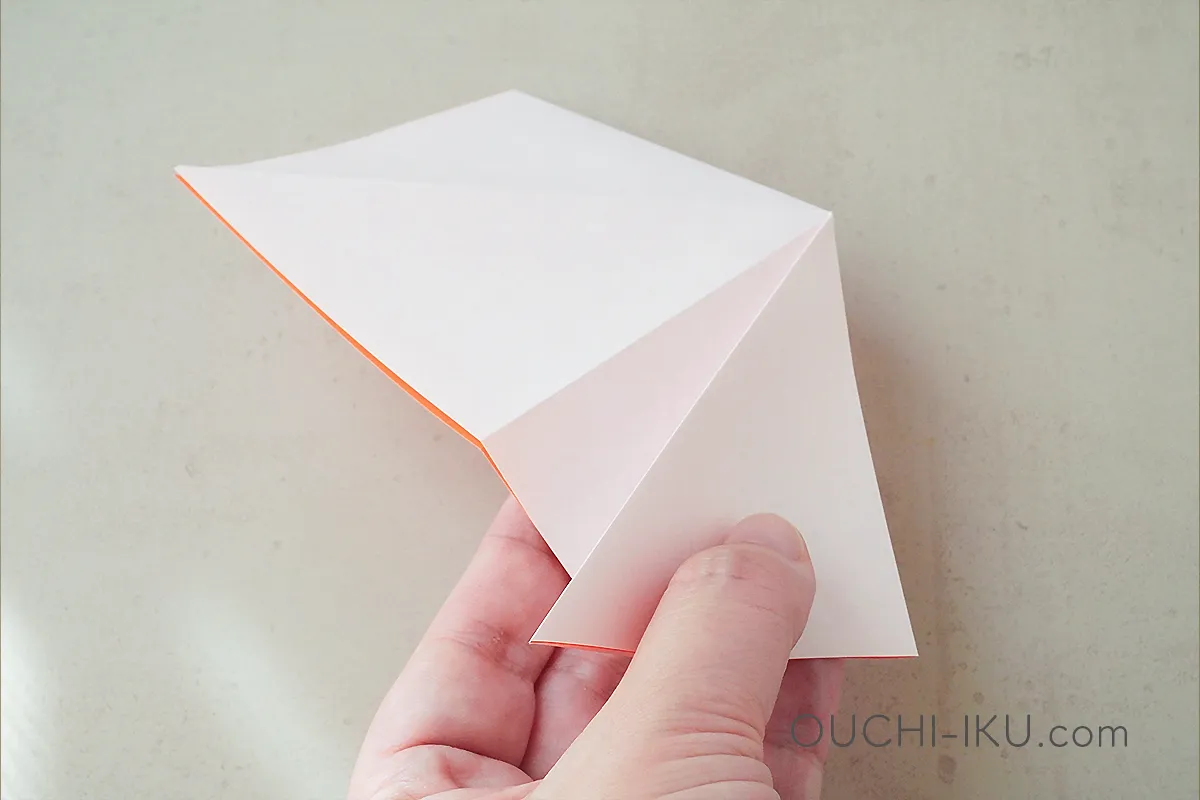 折り紙で作るもみじの切り方と折り方6