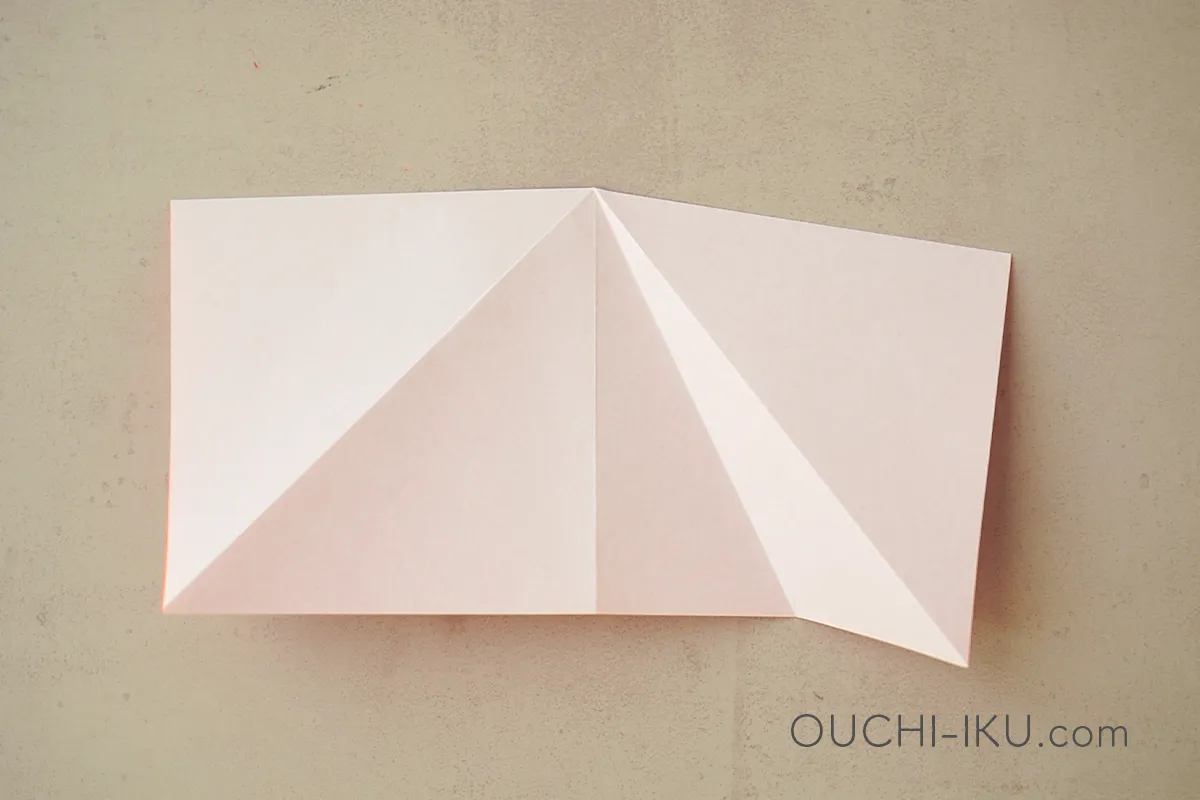 折り紙で作るもみじの切り方と折り方6