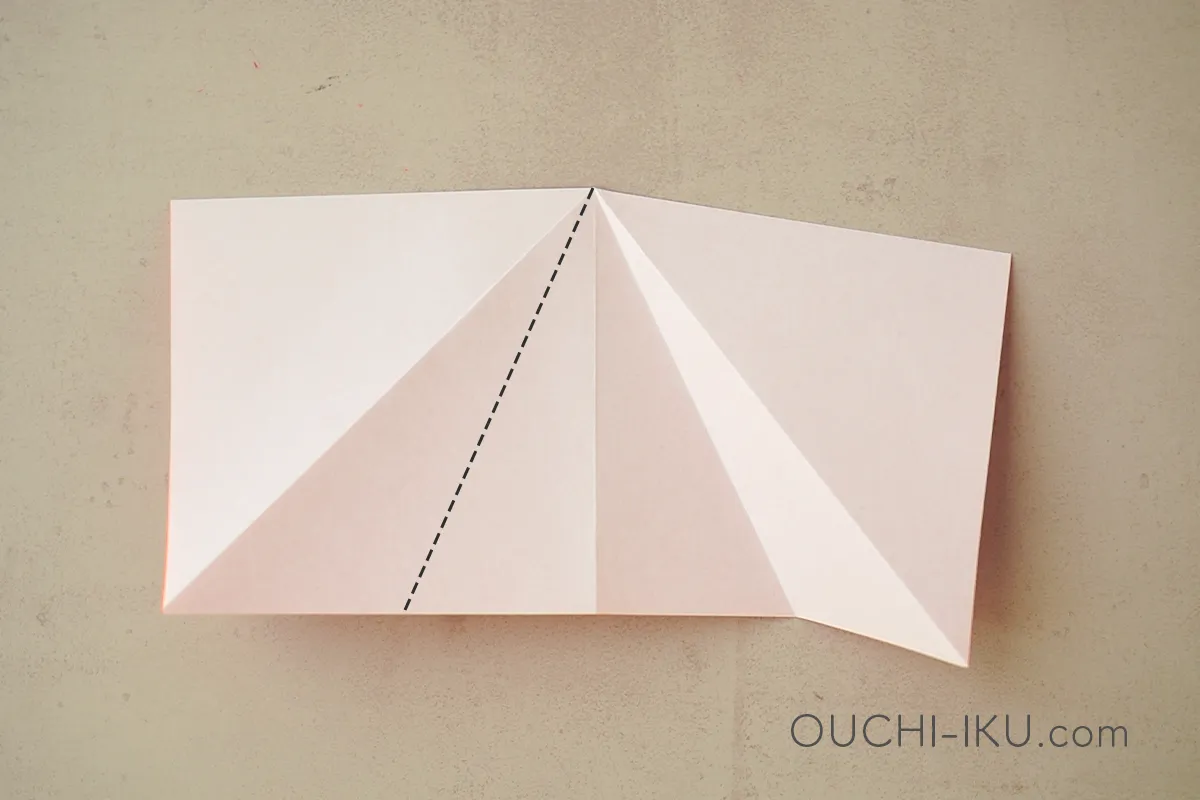 折り紙で作るもみじの切り方と折り方7