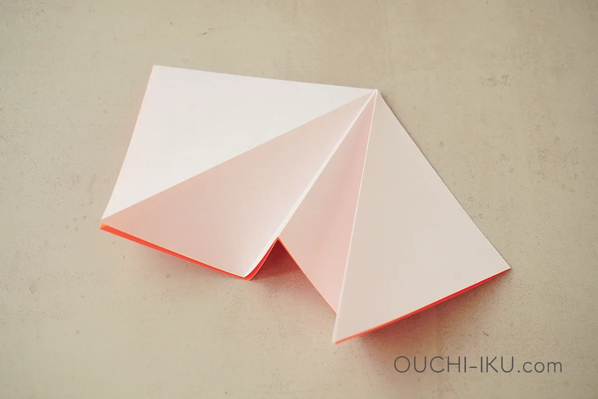 折り紙で作るもみじの切り方と折り方7