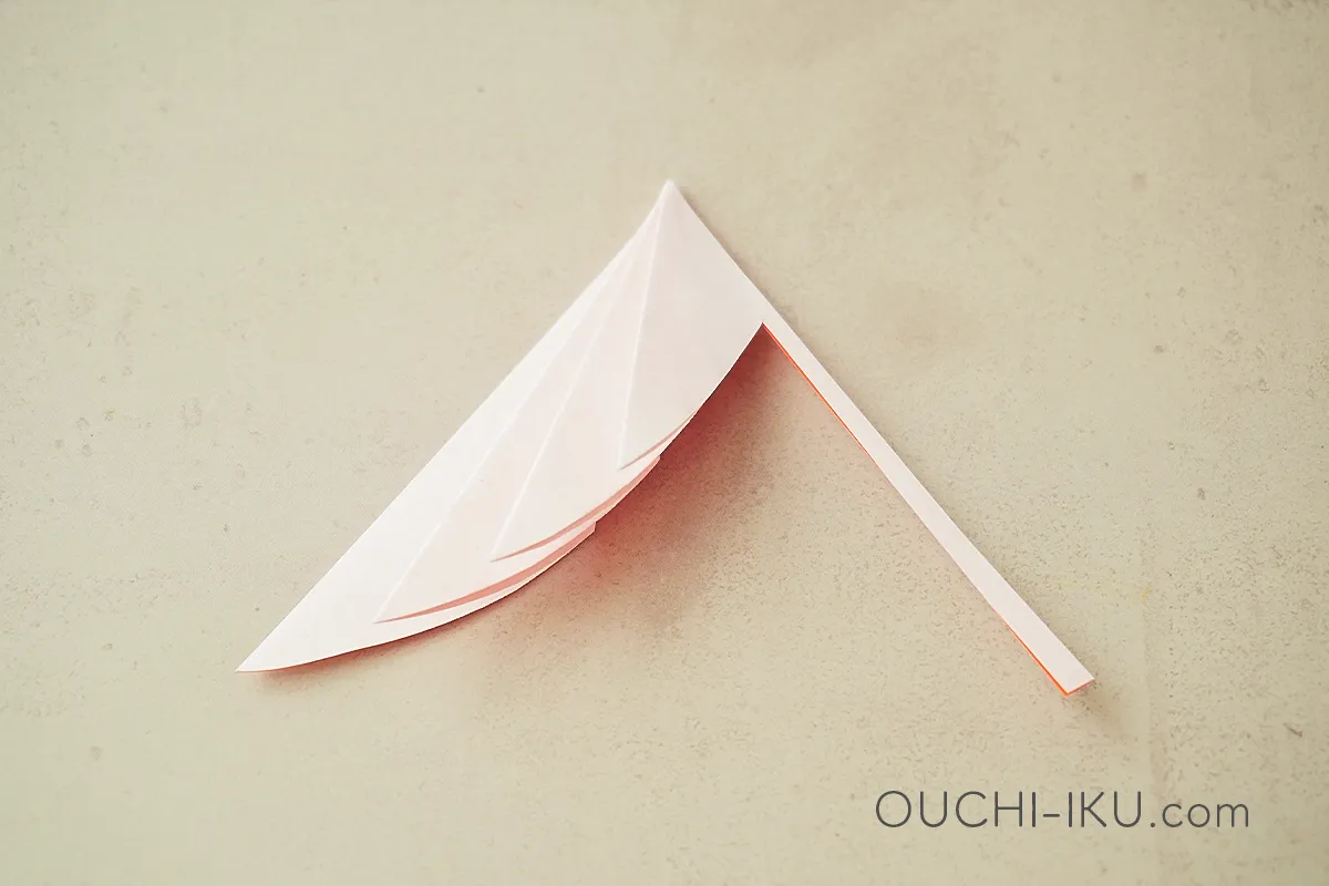 折り紙で作る紅葉(もみじ)の切り方3