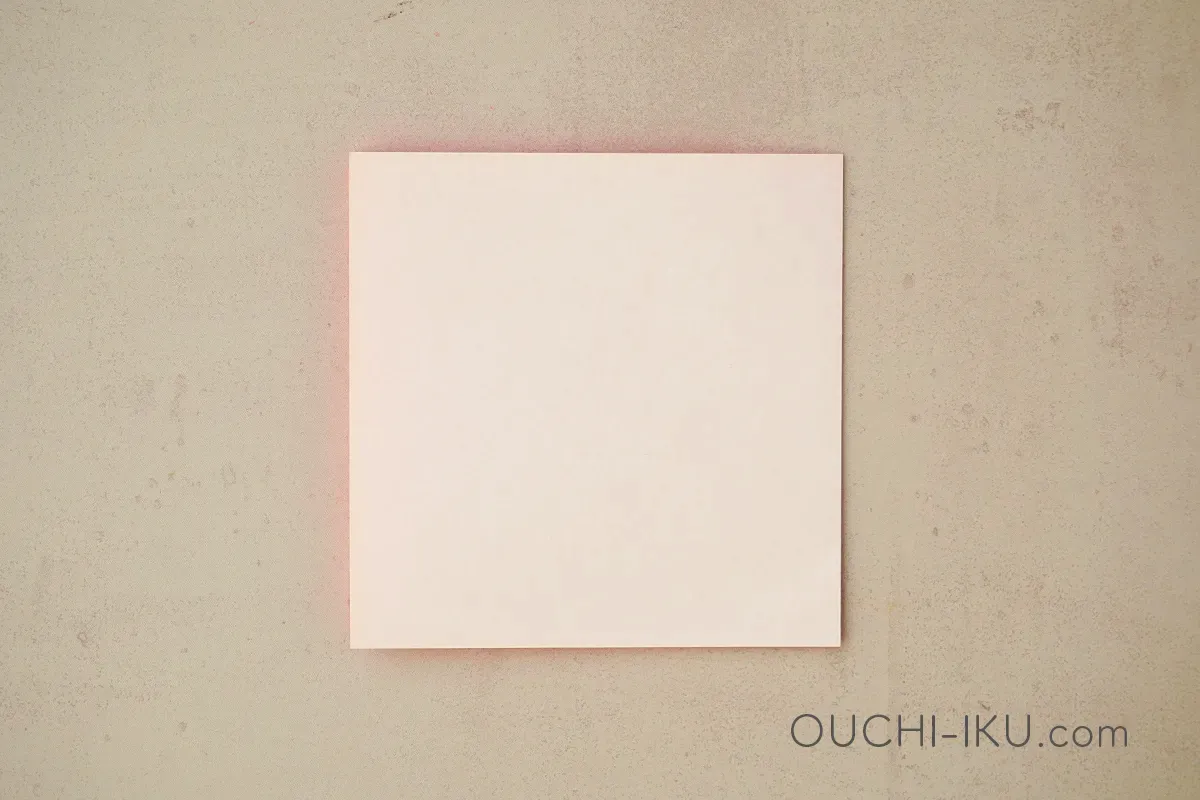 折り紙で作るもみじの切り方と折り方3