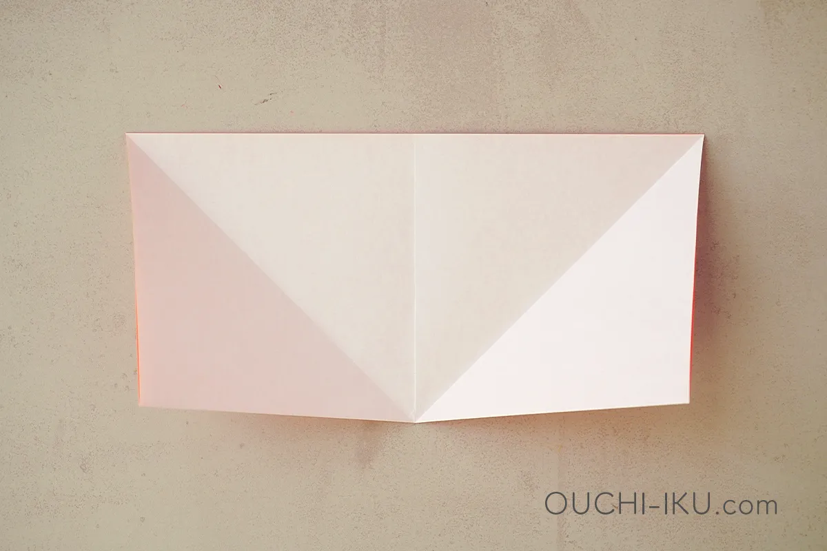 折り紙で作るもみじの切り方と折り方5