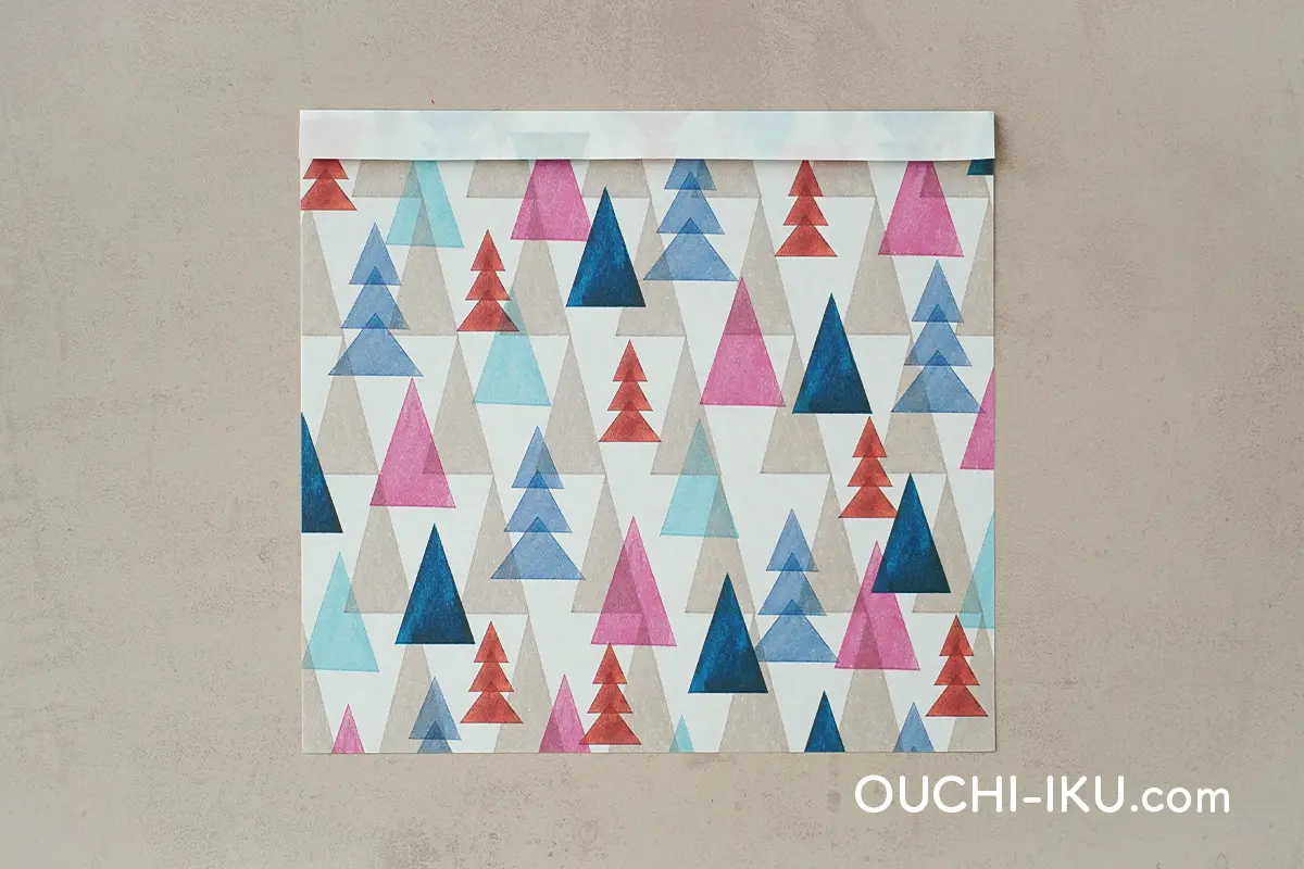 折り紙で作るクリスマスの靴下の折り方2