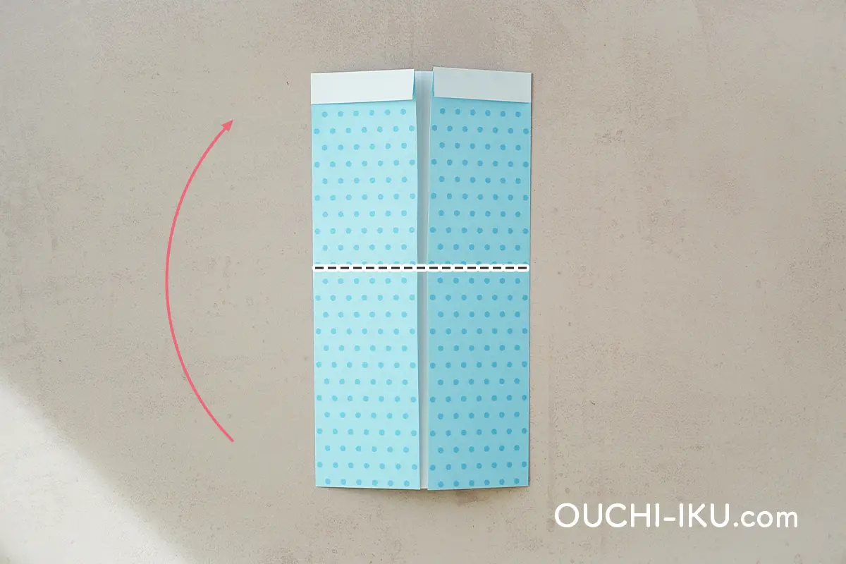 折り紙で作るクリスマスの靴下の折り方8