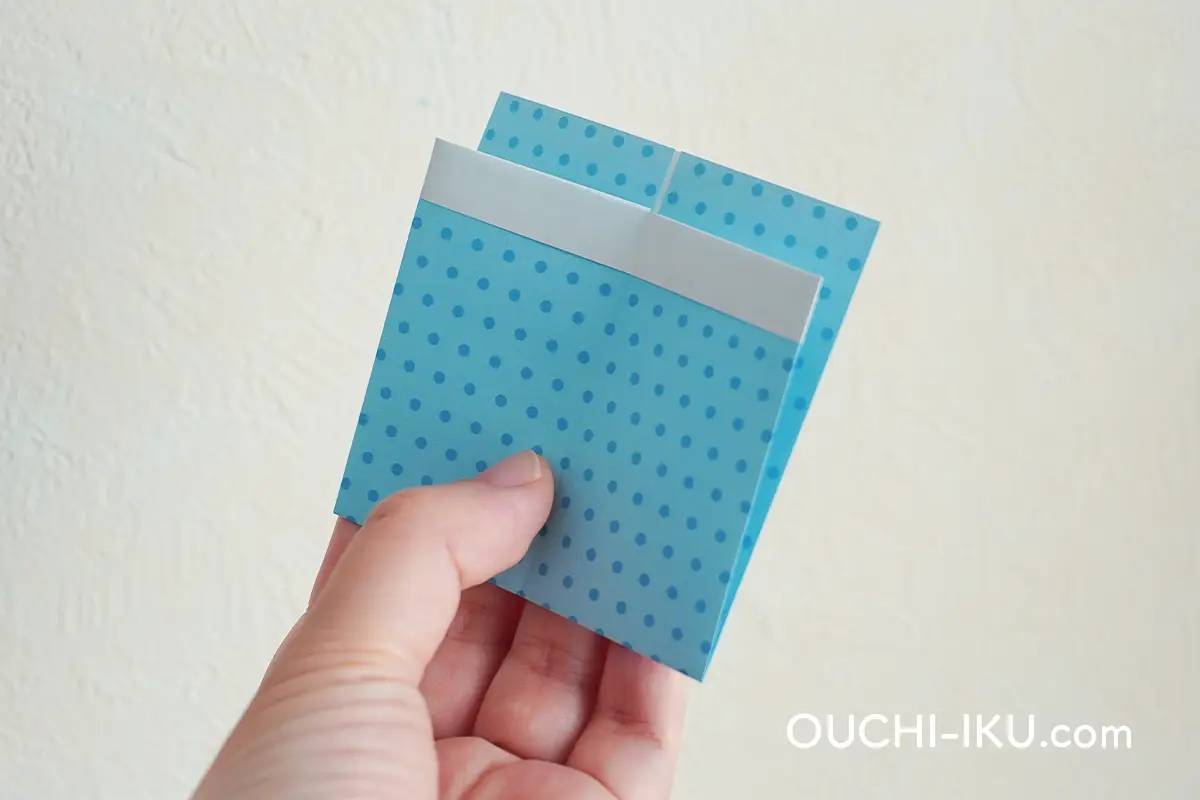 折り紙で作るクリスマスの靴下の折り方8