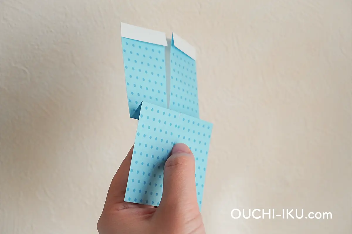 折り紙で作るクリスマスの靴下の折り方9