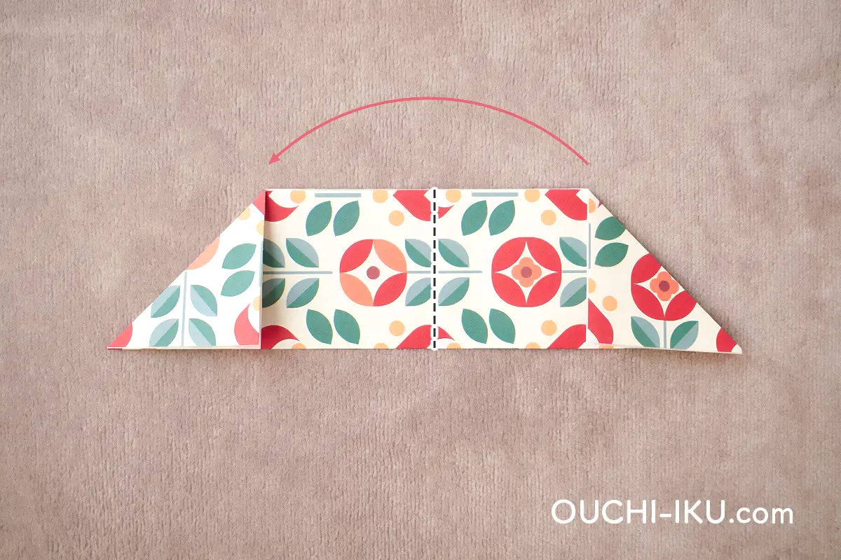 折り紙で作る簡単クリスマスリースの作り方3