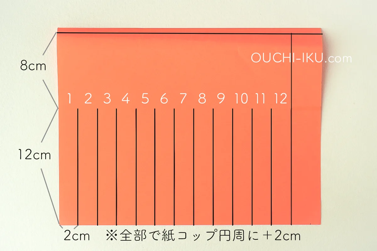 紙コップで作るハロウィンお菓子入れの作り方