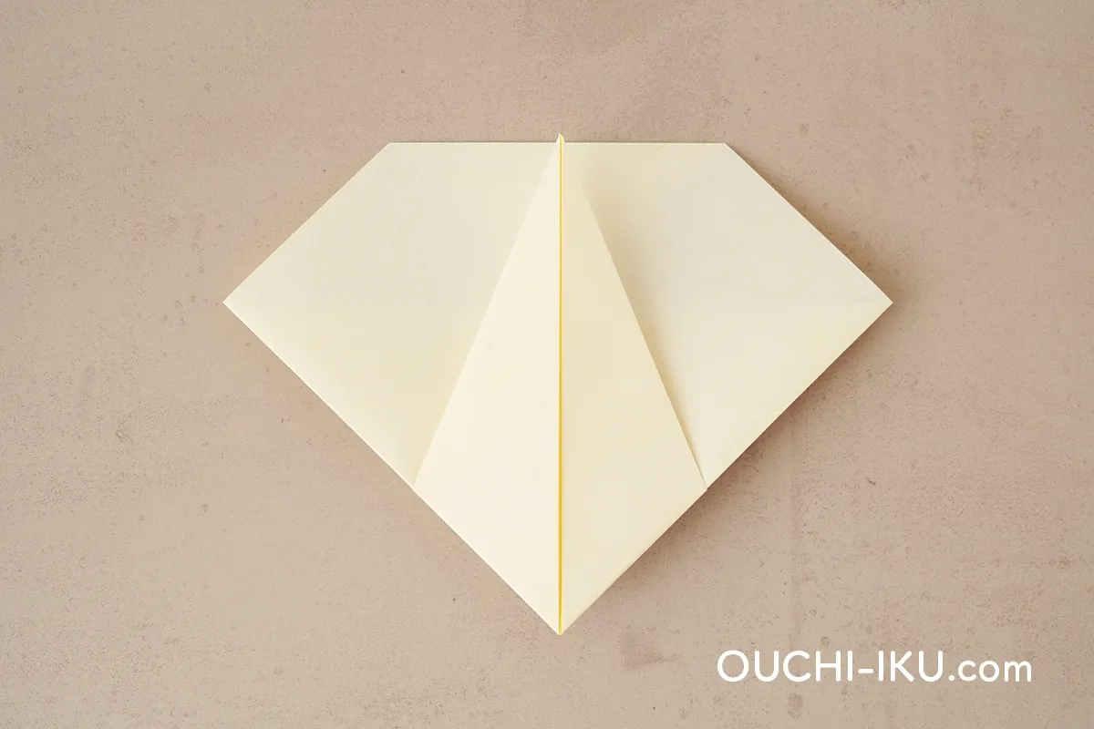 折り紙1枚で雪だるま(スノーマン)の作り方10