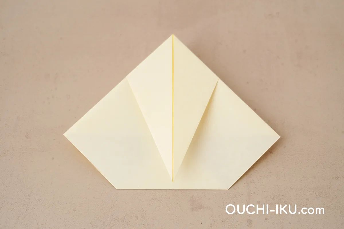 折り紙1枚で雪だるま(スノーマン)の作り方11