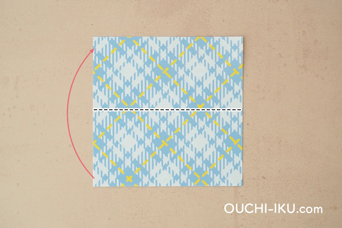 毛糸(ポンポン)部分の折り方1