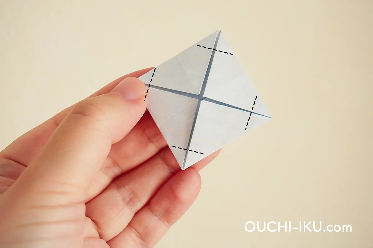 毛糸(ポンポン)部分の折り方7