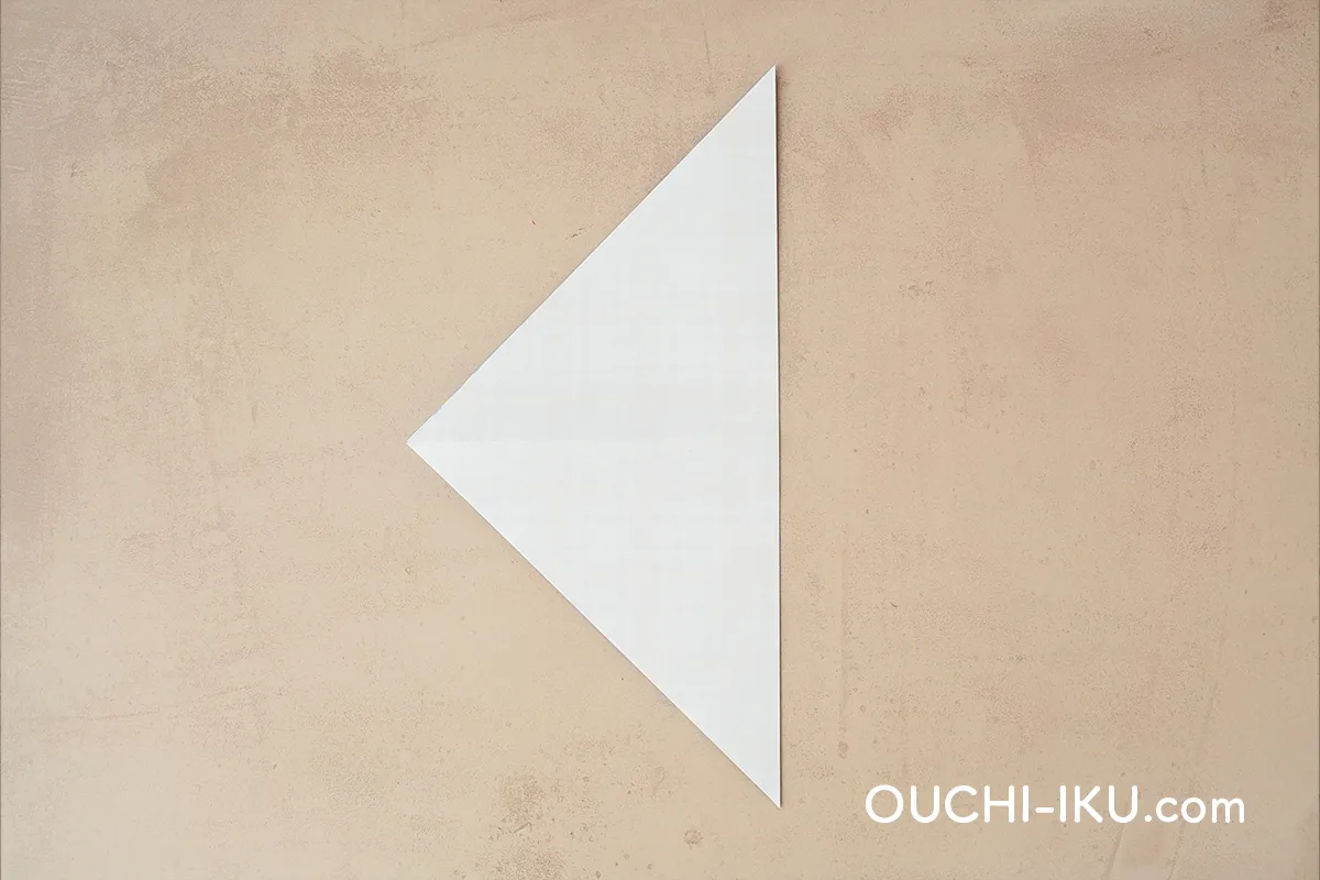 折り紙ニット帽(平面)の作り方4