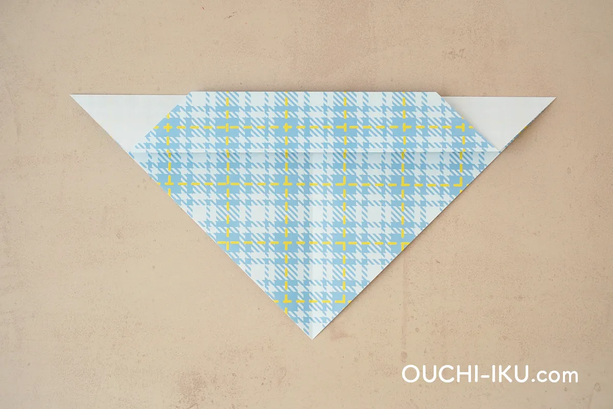 折り紙ニット帽(平面)の作り方6