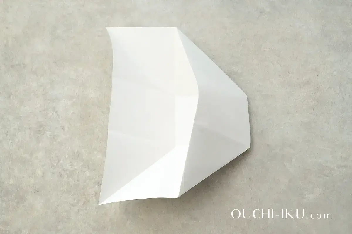 A4コピー用紙で作る箱の作り方12