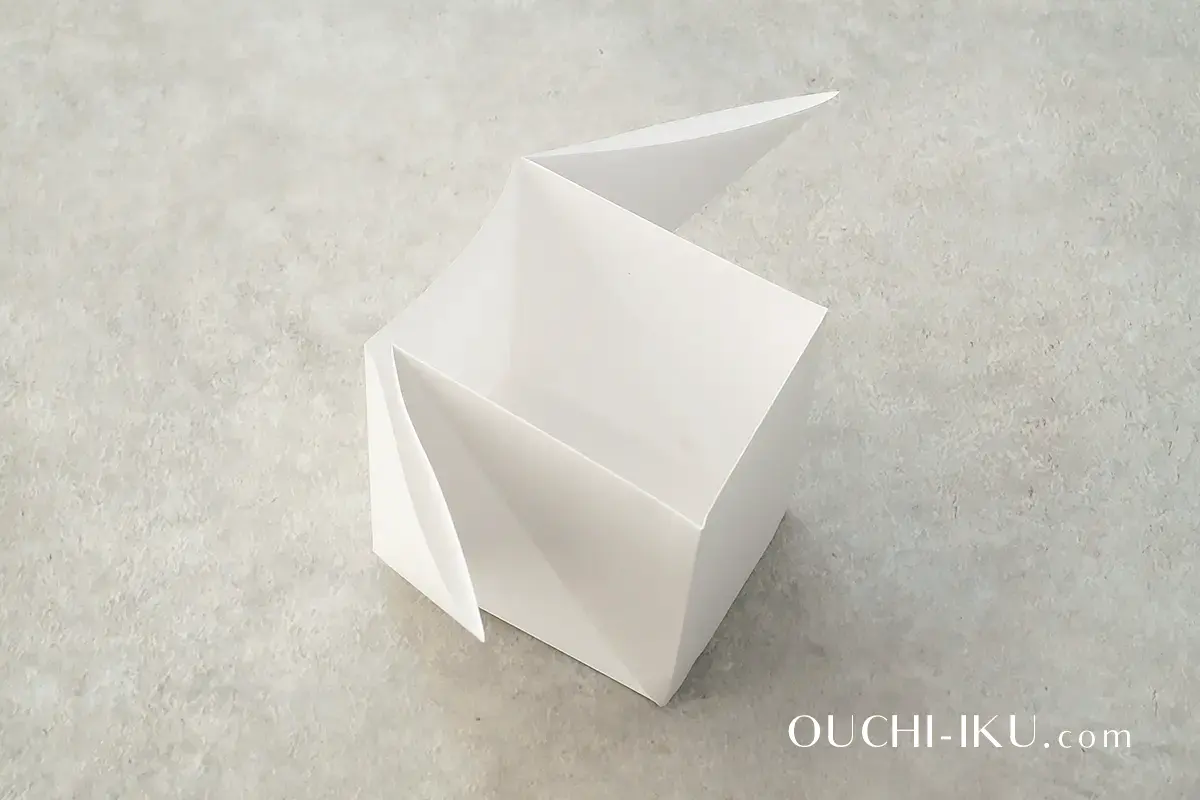 A4コピー用紙で作る箱の作り方12