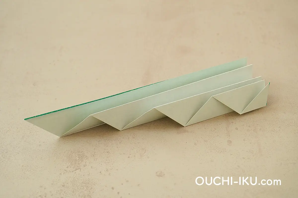 葉っぱの折り紙の作り方