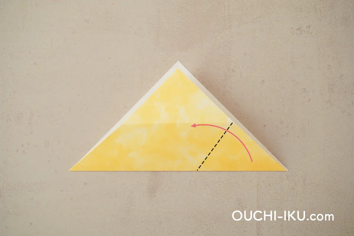 ひまわりのユニット折り紙の作り方