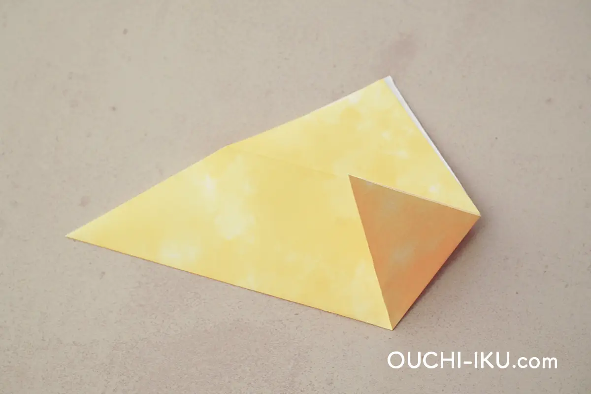 ひまわりのユニット折り紙の作り方