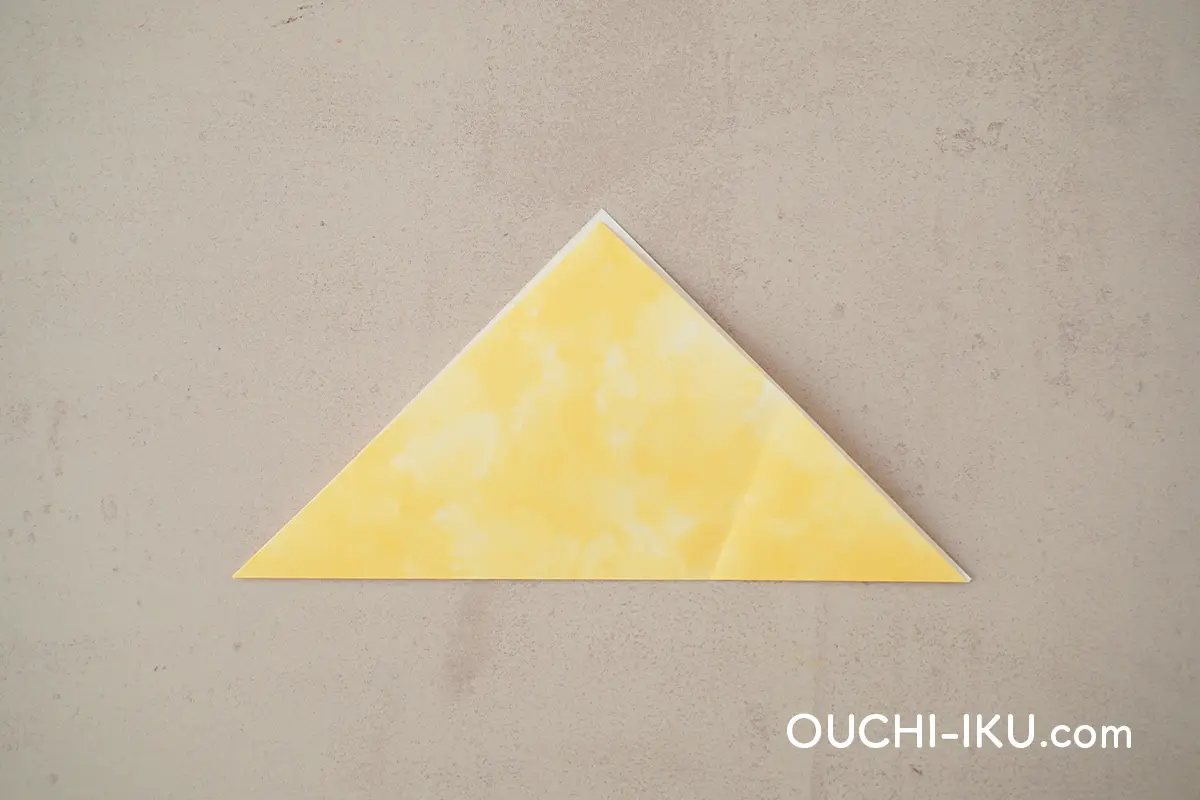 ひまわりのユニット折り紙の作り方