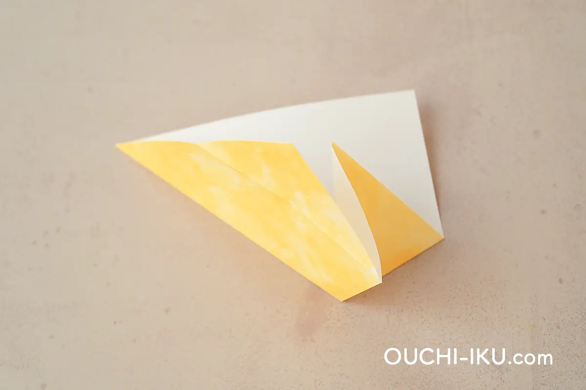 ひまわりのユニット折り紙の作り方