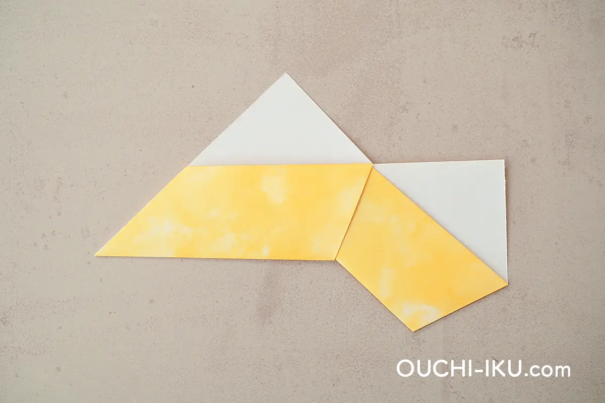 ひまわりのユニット折り紙の作り方
