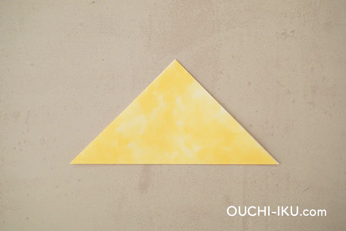 ひまわりのユニット折り紙の作り方