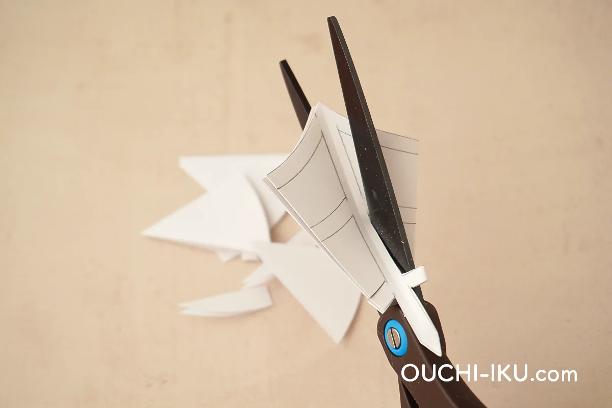折り紙で作る蜘蛛の巣(クモの巣)の折り方6